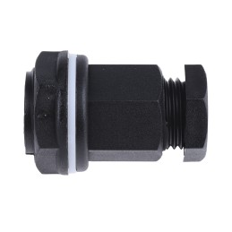 5 pcs - RS PRO Black Plastic Cable Gland, M20 Thread, 4mm Min, 7mm Max, IP55