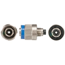 1 pcs - Souriau, 8D 1 Way Cable Mount MIL Spec Circular Connector Plug, Pin Contacts,Shell Size 09, Screw Coupling,