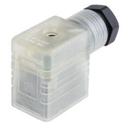 1 pcs - Hirschmann GML 2P+E DIN 43650 B, Female Solenoid Valve Connector, 24 V Voltage