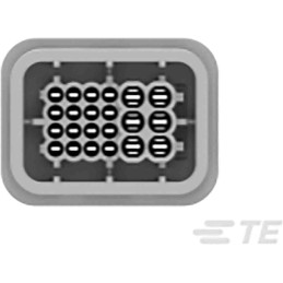 1 pcs - TE Connectivity, LEAVYSEAL Automotive Connector Plug 22 Way