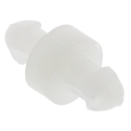 40 pcs - MDLSP1-02M-01 , 2mm High Nylon PCB Post for 2.5mm PCB Hole, 4.6mm Base