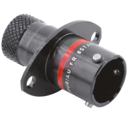 1 pcs - Souriau Circular Connector, 26 Contacts, Panel Mount, Socket, Male, IP67, 8STA Series