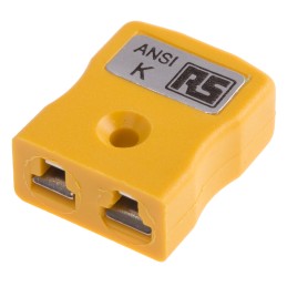 1 pcs - RS PRO Quickwire Thermocouple Connector for Use with Type K Thermocouple, Miniature Size, ANSI Standard