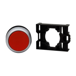 1 pcs - Eaton RMQ Titan M22 Series Red Momentary Push Button Head, 22mm Cutout, IP69K