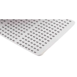 1 pcs - RS PRO Adhesive Cable Markers, Black on White, Pre-printed '0 - 9'