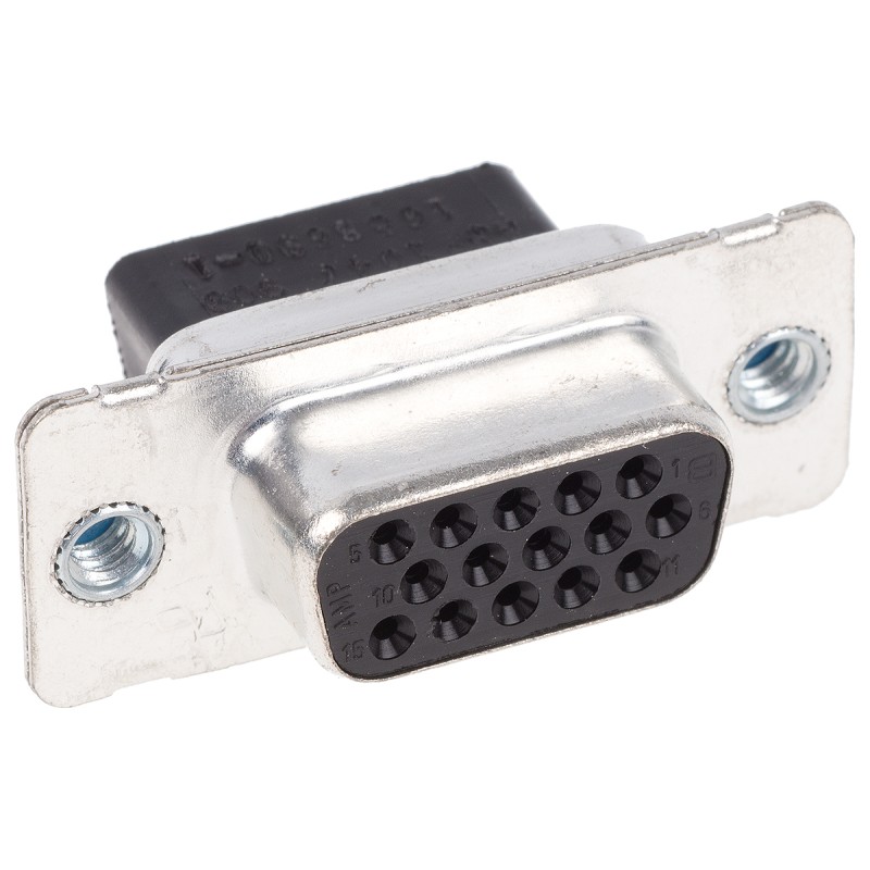 1 pcs - TE Connectivity Amplimite HDP-22 15 Way Cable Mount D-sub Connector Socket