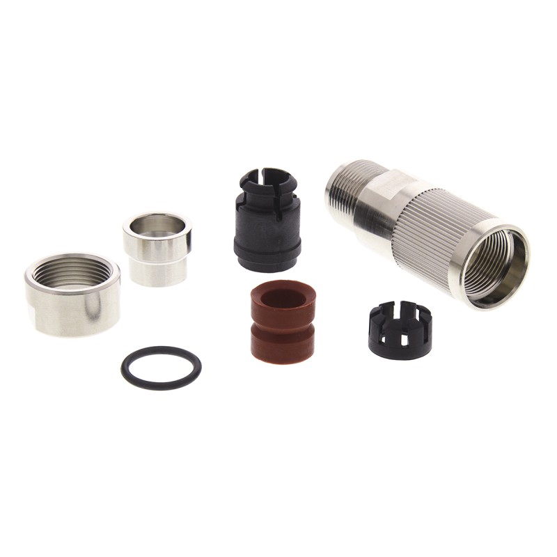 1 pcs - ITT CannonSize 12 Straight Circular Connector Backshell, For Use With Unsealed plugs and Receptables, 8