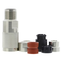 1 pcs - ITT CannonSize 12 Straight Circular Connector Backshell, For Use With Unsealed plugs and Receptables, 8