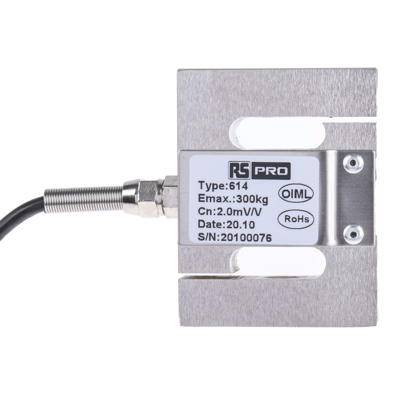 1 pcs - RS PRO Load Cell, 300kg Range, Compression, Tension Measure