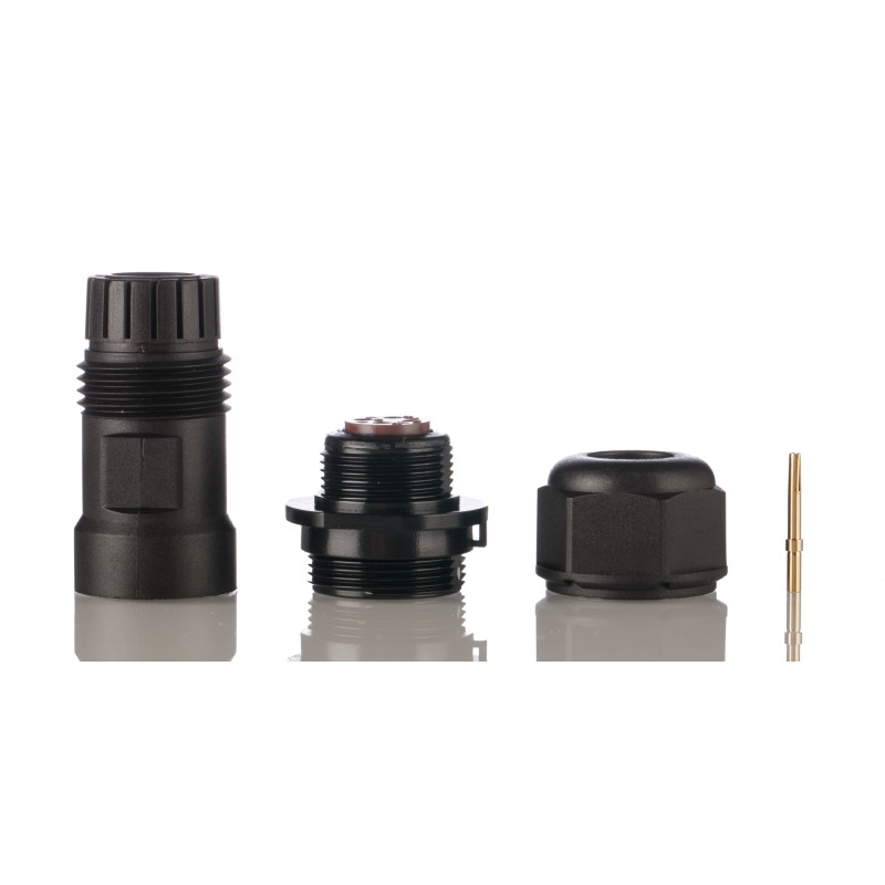 1 pcs - RS PRO Circular Connector, 4 Contacts, Cable Mount, Socket, Female, IP68