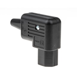 1 pcs - Schurter C15 Right Angle Cable Mount IEC Connector Socket, 15A, 250 V