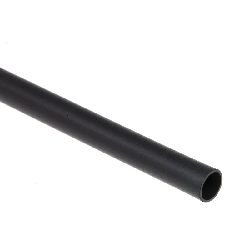 1 pcs - TE Connectivity Adhesive Lined Heat Shrink Tubing, Black 4mm Sleeve Dia. x 1.2m Length 4:1 Ratio, HTAT Series