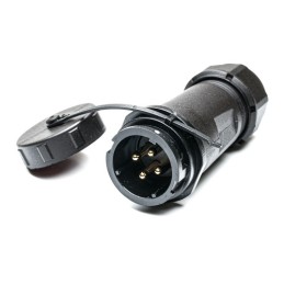 1 pcs - RS PRO Circular Connector, 4 Contacts, Cable Mount, Plug, Male, IP67
