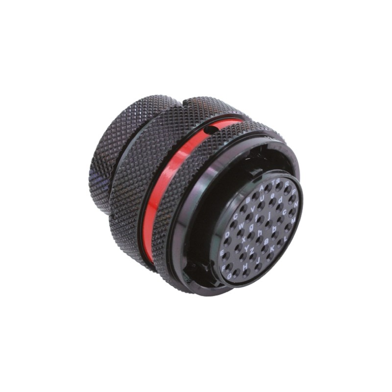 1 pcs - Souriau Circular Connector, 32 Contacts, Cable Mount, Plug, Female, IP67, 8STA Series