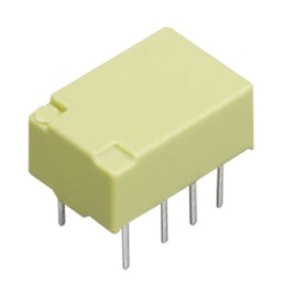 1 pcs - Panasonic PCB Mount Non-Latching Relay, 24V dc Coil, 9.6mA Switching Current, DPDT