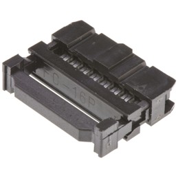 1 pcs - Amphenol ICC 16-Way IDC Connector Socket for Cable Mount, 2-Row