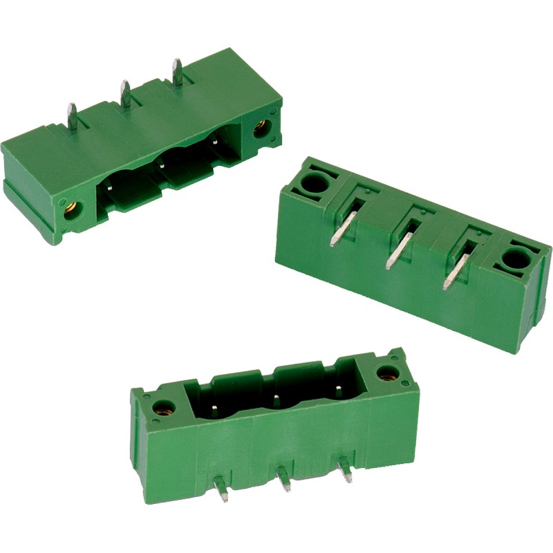 2 pcs - Wurth Elektronik 7.62mm Pitch 6 Way Pluggable Terminal Block, Header, PCB Mount, Solder Termination