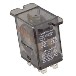 1 pcs - TE Connectivity Panel Mount Power Relay, 12V dc Coil, 15A Switching Current, DPDT