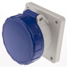 1 pcs - Scame Grey Socket, Rated At 16A, 200 - 250 V