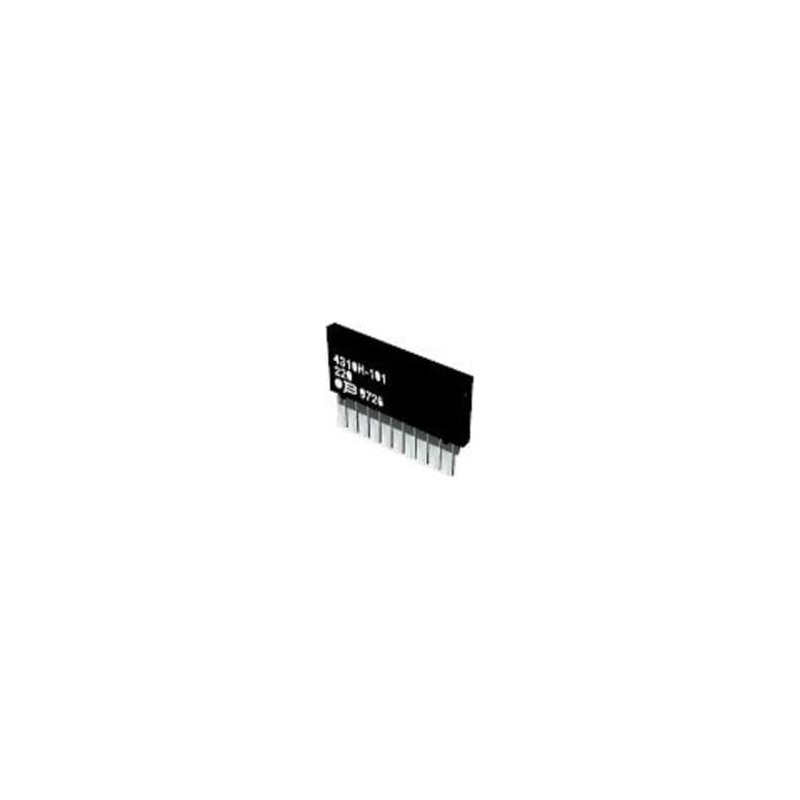 1 pcs : 4308H-102-152LF - Resistor Networks & Arrays THK FILM MOLD SIP 1.5K 2%