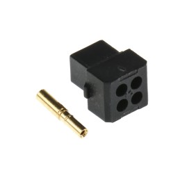 2 pcs - HARWIN Datamate L-Tek Series Straight Cable Mount PCB Socket, 4-Contact, 2-Row, 2mm Pitch, Crimp Termination