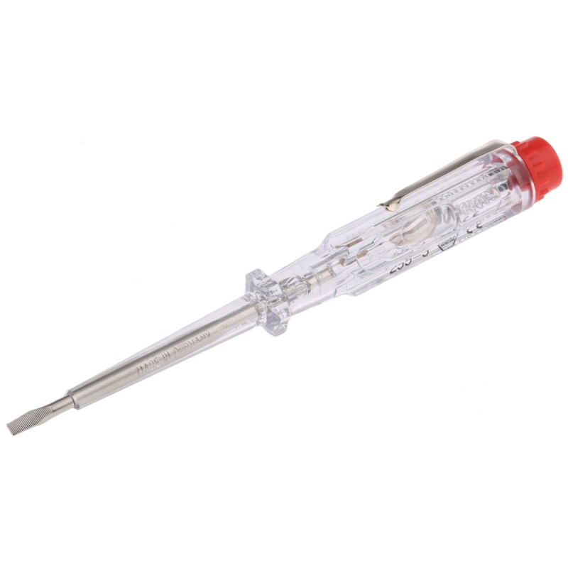 1 pcs - Wiha 60 mm blade 3mm blade tip Mains Tester Screwdriver