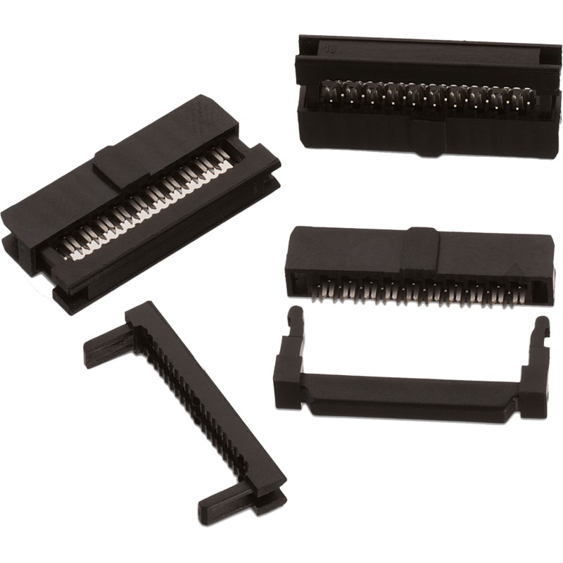 2 pcs - Wurth Elektronik 34-Way IDC Connector Socket for Cable Mount, 2-Row