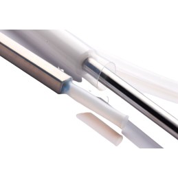 1 pcs - RS PRO Heat Shrink Tubing, Clear 9.5mm Sleeve Dia. x 1.22m Length 4:1 Ratio