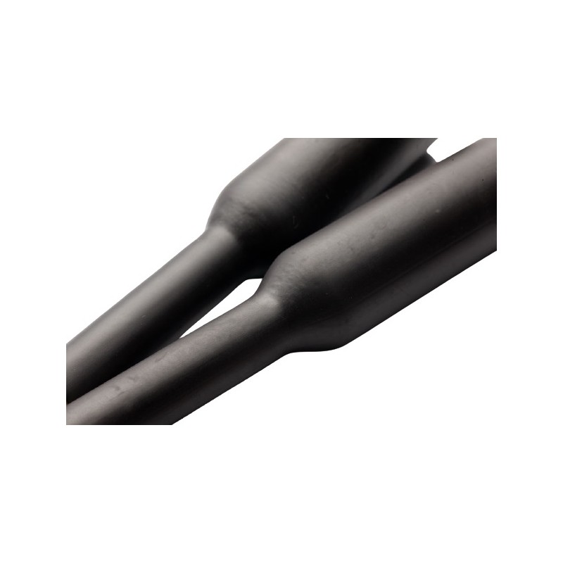 1 pcs - RS PRO Heat Shrink Tube, Black 9.5mm Sleeve Dia. x 1.22m Length 2:1 Ratio