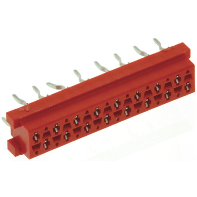5 pcs - TE Connectivity Micro-MaTch Series Straight Through Hole Mount PCB Socket, 16-Contact, 2-Row, 2.54mm Pitch, Solder