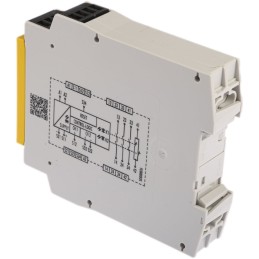 1 pcs - Wieland Dual-Channel Emergency Stop, Light Beam/Curtain, Safety Switch/Interlock Safety Relay, 24V ac/dc, 3 Safety