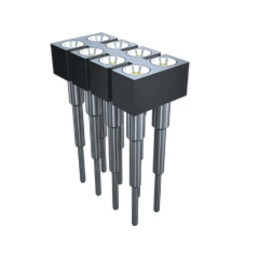 1 pcs - Samtec SD Series Straight Through Hole Mount PCB Socket, 16-Contact, 2-Row, 2.54 Pitch, Solder Termination