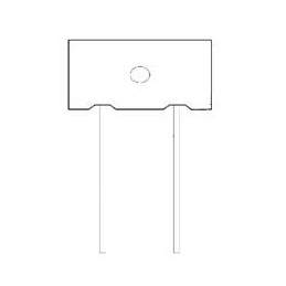 1 pcs : T330A225K035AS - Tantalum Capacitors - Solid Leaded 35volts 2.2uF 10%