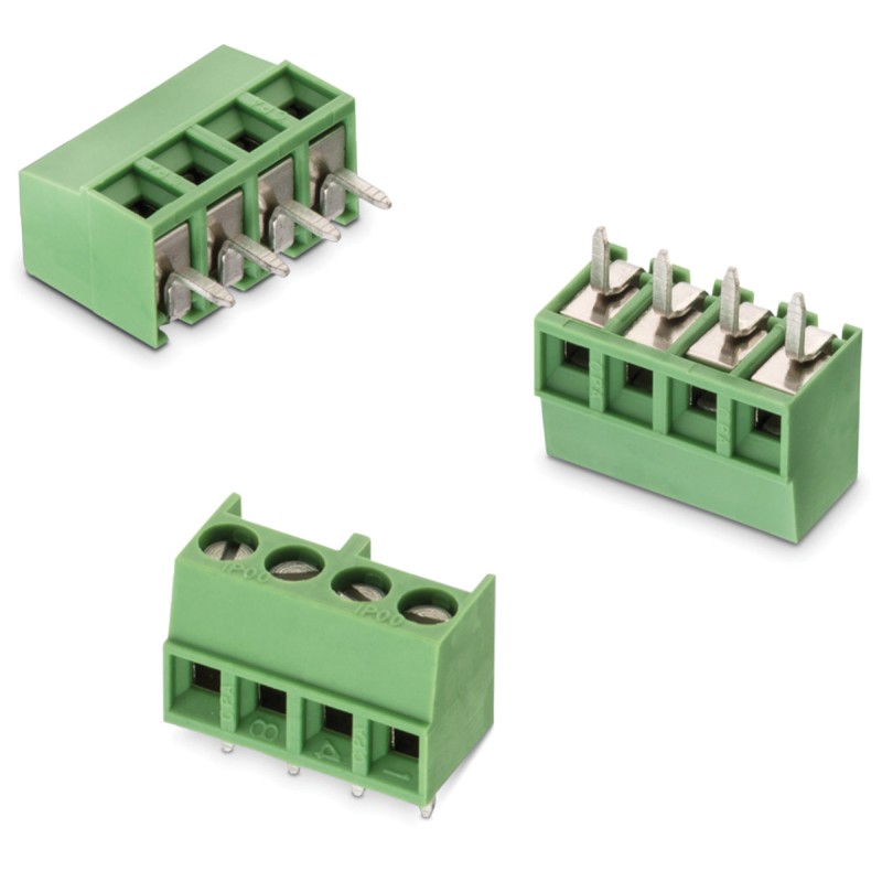 2 pcs - Wurth Elektronik 2431 Series PCB Terminal Block, 10-Contact, 3.5mm Pitch, PCB Mount, 1-Row, Solder Termination