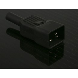 1 pcs - RS PRO C20 Cable Mount IEC Connector Male, 16A, 250 V