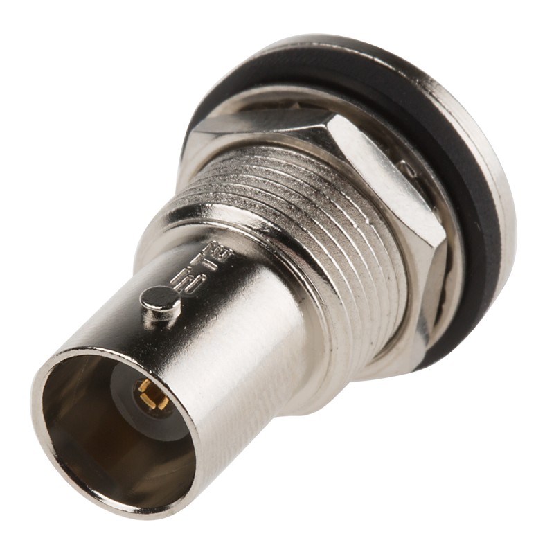 1 pcs - TE Connectivity AMP Series, jack Panel Mount BNC Connector, 50Ω, Solder Termination, Straight Body