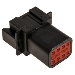 1 pcs - Deutsch, DT Automotive Connector Socket 8 Way, Crimp Termination