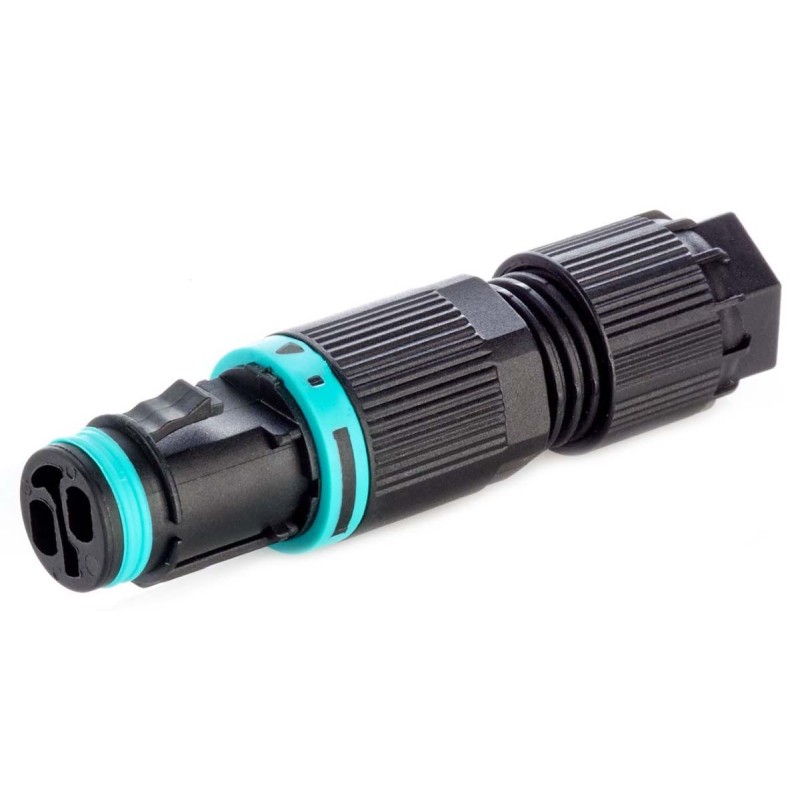 1 pcs - RS PRO Tee Socket, 2-Pole, Female, 1-Way, Cable Mount, 10A, IP68