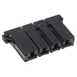 5 pcs - TE Connectivity, Dynamic 5000 Female Connector Housing, 10.16mm Pitch, 4 Way, 1 Row