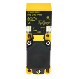 1 pcs - Turck BI15 Series Inductive Block-Style Proximity Sensor, 15 mm Detection, PNP Output, 10 - 65 V dc, IP67