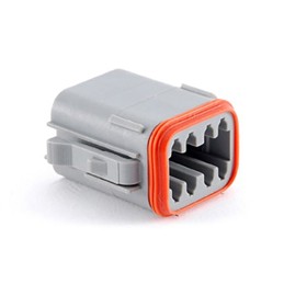 2 pcs - Amphenol Industrial, AT Automotive Connector Plug 8 Way, Crimp Termination