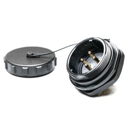 1 pcs - RS PRO Circular Connector, 4 Contacts, Panel Mount, Plug, Male, IP68