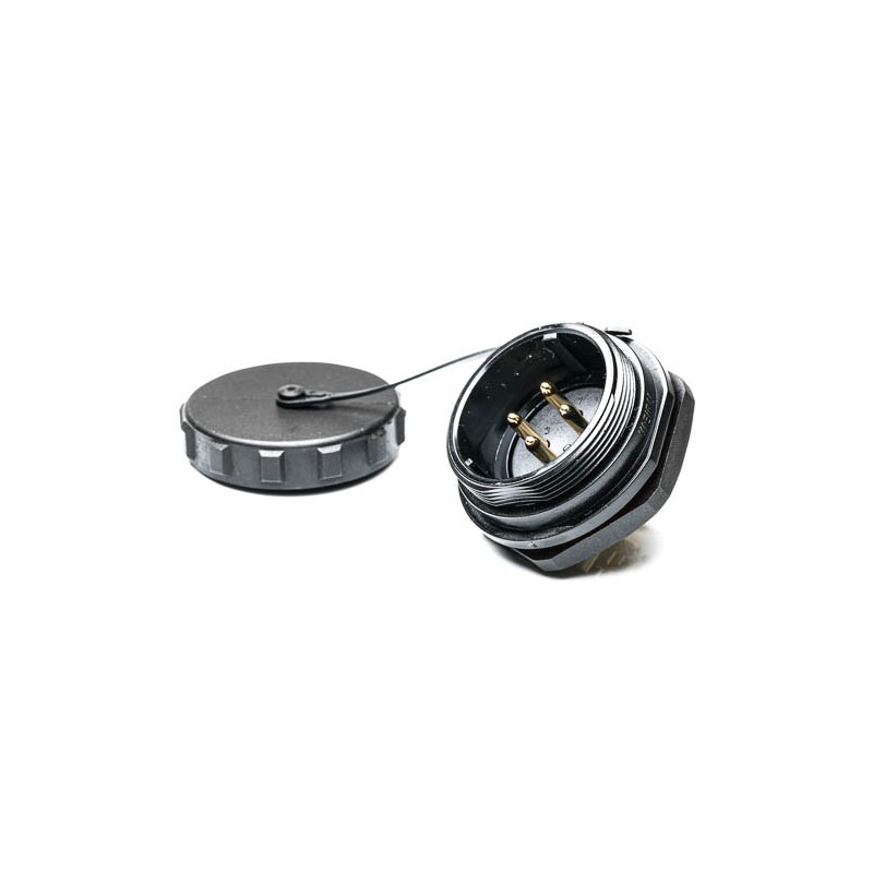 1 pcs - RS PRO Circular Connector, 4 Contacts, Panel Mount, Plug, Male, IP68