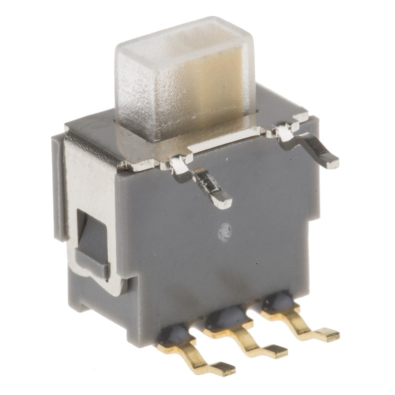 1 pcs - RS PRO IP67 PCB Slide Switch SPDT Latching 400 mA @ 20 V Side
