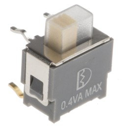 1 pcs - RS PRO IP67 PCB Slide Switch SPDT Latching 400 mA @ 20 V Side