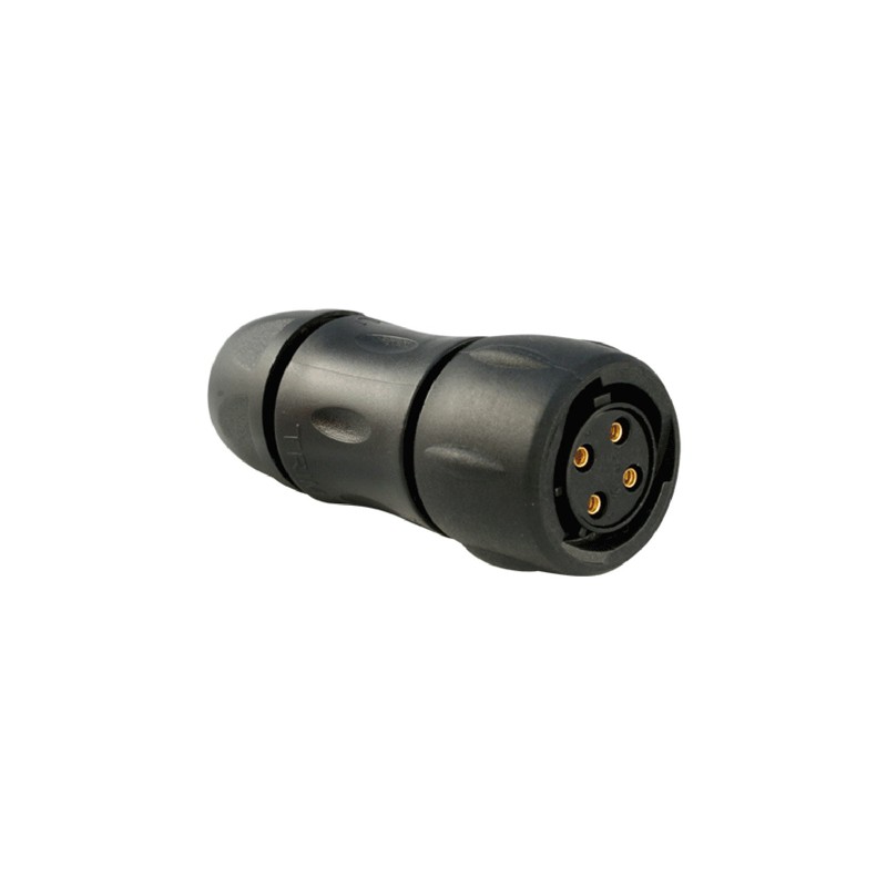 1 pcs - Souriau Circular Connector, 4 Contacts, Cable Mount, Plug, Female, IP68, IP69K, UTS Series