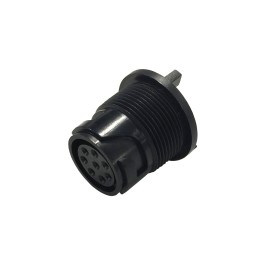 1 pcs - Bulgin Circular Connector, 4 Contacts, Rear Mount, Miniature Connector, Socket, Female, IP66, IP68, IP69K, Buccaneer