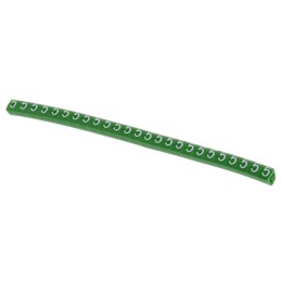 1 Bag of 250 - HellermannTyton Helagrip Slide On Cable Markers, White on Green, Pre-printed '5', 2 - 5mm Cable