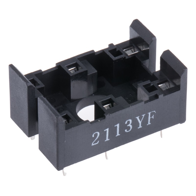 1 pcs - Omron 6 Pin 380V ac PCB Mount Relay Socket for use with Various Series