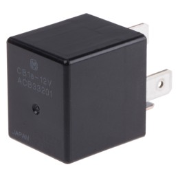 1 pcs - Panasonic Panel Mount Automotive Relay, 12V dc Coil Voltage, 40A Switching Current, SPST